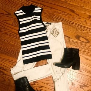 Mock Neck Sweater Tank